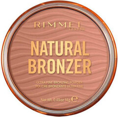 Bronzer Natural (īpaši smalks bronzas pūderis) 14 g cena un informācija | Bronzeri, vaigu sārtumi | 220.lv