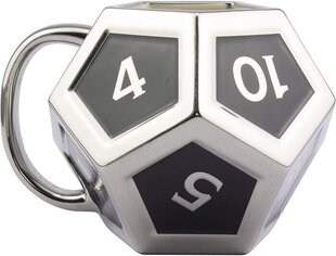 Dice with 20 Faces Dungeons & Dragons D12 Shaped Mug cena un informācija | Datorspēļu suvenīri | 220.lv