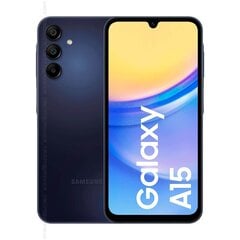 Samsung Galaxy A15 8/256GB DS NFC Blue Black cena un informācija | Mobilie telefoni | 220.lv