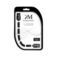 Kruger&Matz Micro USB cena un informācija | Savienotājkabeļi | 220.lv