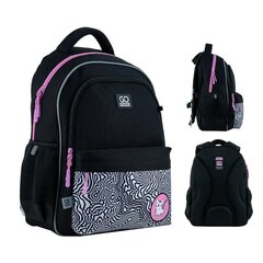 Skolas mugursoma Striped Cat, GoPack, 15L cena un informācija | Skolas somas | 220.lv