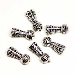 Cepurītes, 16x6mm, 6.gab. cena un informācija | Rotu veidošana, pērļošana | 220.lv