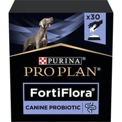 Purina piedeva suņiem Pro Plan FortiFlora, 30x1 g cena un informācija | Vitamīni, uztura bagātinātāji, pretparazītu līdzekļi suņiem | 220.lv