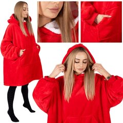 Одеяло с капюшоном большого размера hoodie blanket Springos HA7321, красное цена и информация | Одеяла | 220.lv