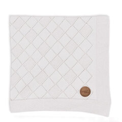 Вязаное одеяло плед в подарочной коробке Ceba Beba Rice stitch pink, 90х90 см  цена и информация | Покрывала, пледы | 220.lv