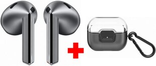 Samsung Galaxy Buds3 Silver + Samsung Clip Case цена и информация | Наушники | 220.lv