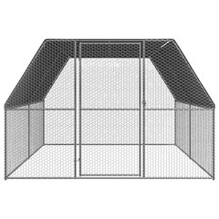 Āra vistu būris, 3x4x2 m, pelēks цена и информация | Скворечники, кормушки, клетки | 220.lv