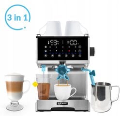 Автоматическая эспрессо-машина Yoer Lattimo 1350 Вт серебристый/серый цена и информация | Кофемашины | 220.lv