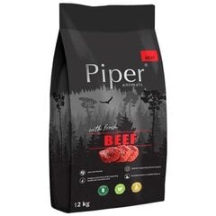 Dolina Noteci Piper Animals ar liellopu gaļu, 12 kg cena un informācija | Sausā barība suņiem | 220.lv