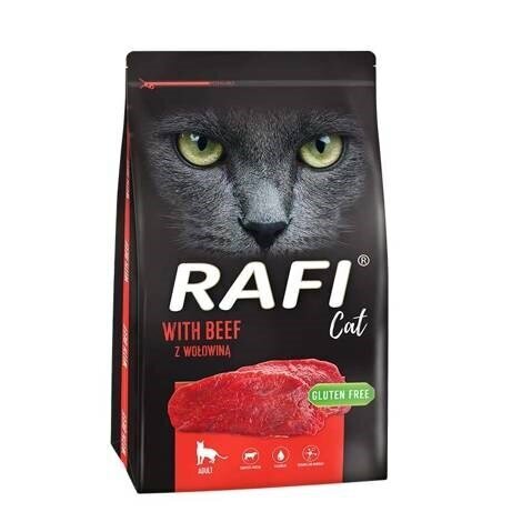 Dolina Noteci Rafi kaķis ar liellopa gaļu, 7 kg cena un informācija | Sausā barība kaķiem | 220.lv