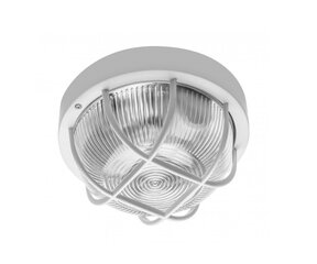 GTV griestu lampa IBIZA, max 40W E27, IP44, balta OS-IBKR060-00 cena un informācija | Griestu lampas | 220.lv