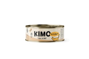 KIMO TUNA&BEEF KONSERVI KAĶIEM 70G cena un informācija | Konservi kaķiem | 220.lv