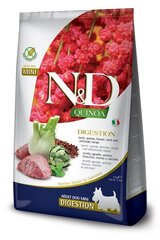 Farmina N&D N&D Quinoa Digestion Mini Adult ar jēru, 800 g cena un informācija | Sausā barība suņiem | 220.lv