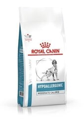 Royal Canin Hypoallergenic Moderate Calorie ar vistu, 7 kg cena un informācija | Sausā barība suņiem | 220.lv