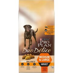 Корм для собак с говядиной и рисом PURINA PRO PLAN Duo Delice Adult, 10 кг цена и информация | Сухой корм для собак | 220.lv