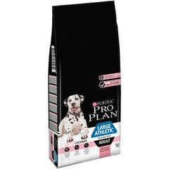 Purina ProPlan Adult Large Athletic ar lasi, 14 kg cena un informācija | Sausā barība suņiem | 220.lv