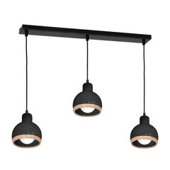 Milagro piekarināmā lampa Oval Black 3 cena un informācija | Lustras | 220.lv