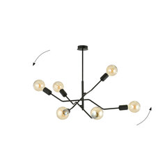 Emibig lampa Frix 6 Black cena un informācija | Lustras | 220.lv