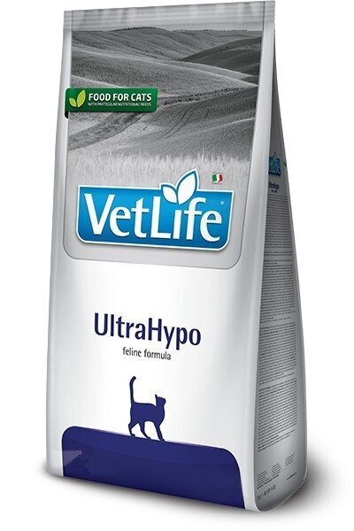 Farmina Vet Life Natural Diet Cat Ultrahypo ar zivīm, 5 kg cena un informācija | Sausā barība kaķiem | 220.lv