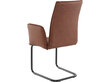 2-jų ēdamistabas krēslu komplekts Loft24 Mitzi, brūns цена и информация | Virtuves un ēdamistabas krēsli | 220.lv