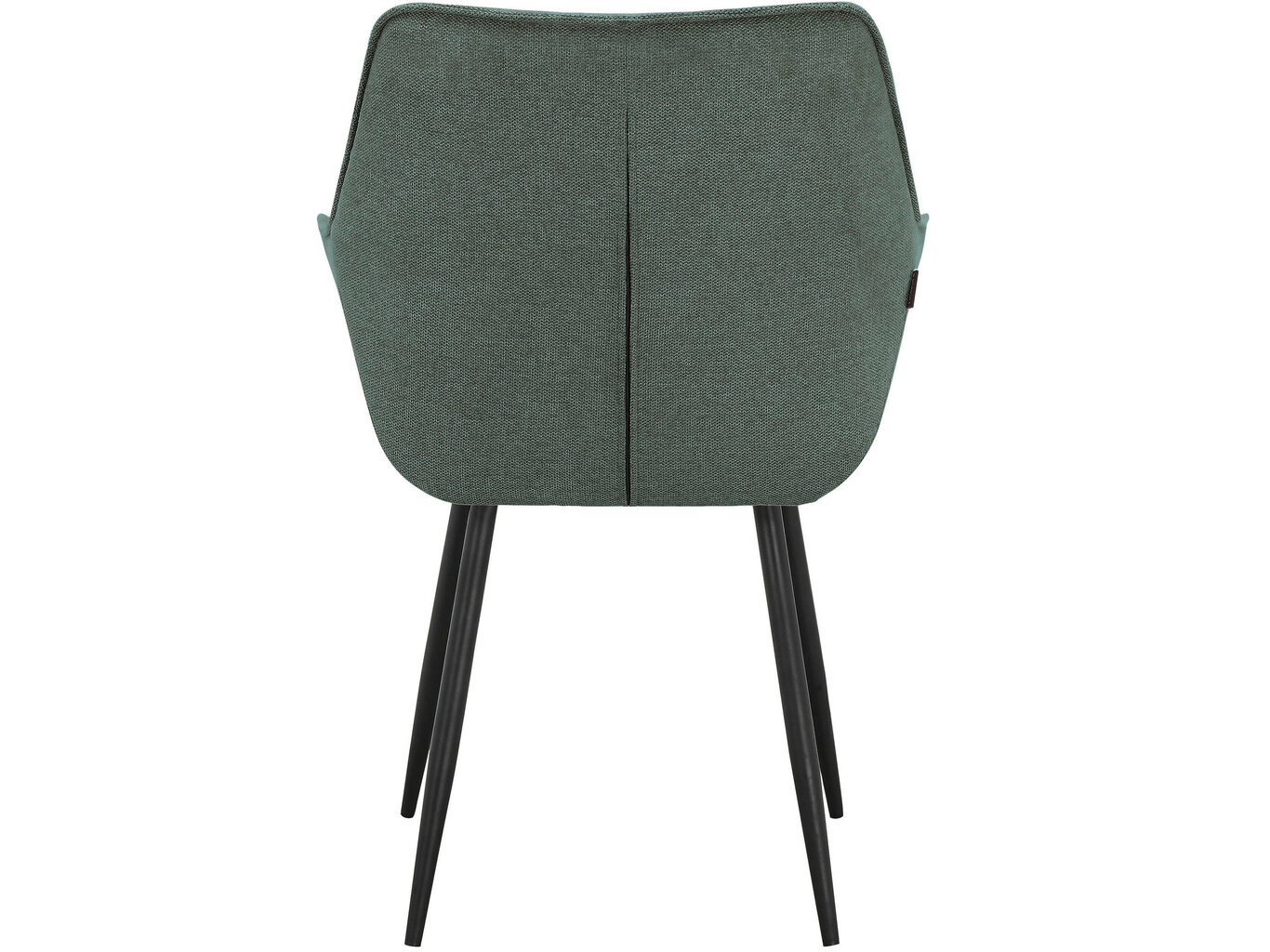 2-jų ēdamistabas krēslu komplekts Loft24 Suzuka, zaļš cena un informācija | Virtuves un ēdamistabas krēsli | 220.lv