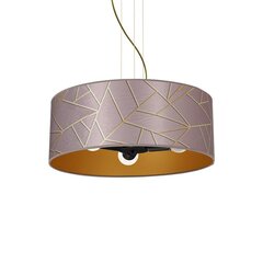 Milagro piekaramā lampa ZIGGY PINK Gold / Pink cena un informācija | Lustras | 220.lv