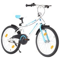 Bērnu velosipēds, 20", zils/balts cena un informācija | Velosipēdi | 220.lv