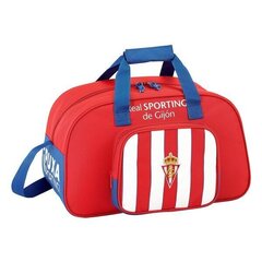 Sporta soma Real Sporting de Gijón Balts Sarkans (23 L) cena un informācija | Sporta somas un mugursomas | 220.lv