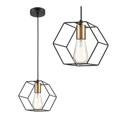 Piekaramā lampa APP1131-1CP melna/zelta цена и информация | Люстры | 220.lv