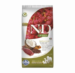 Farmina N&D Dog Quinoa Skin & Coat ar pīli, 7 kg cena un informācija | Sausā barība suņiem | 220.lv