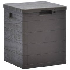 dārza uzglabāšanas kaste, 90 L, brūna cena un informācija | Komposta kastes un āra konteineri | 220.lv