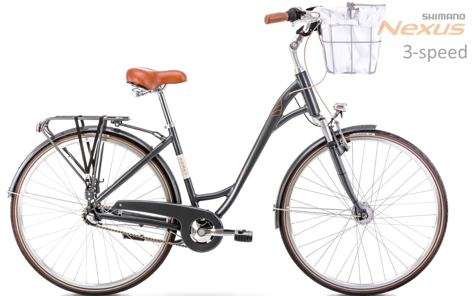 Pilsētas velosipēds Romet Art Deco Classic 28" Alu 2022, pelēks цена и информация | Velosipēdi | 220.lv