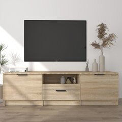 TV skapis, ozols, 140x35x40cm, apstrādāts koks cena un informācija | TV galdiņi | 220.lv