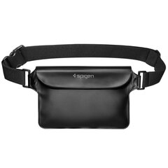 Spigen A620 UNIVERSAL WATERPROOF WAIST BAG BLACK cena un informācija | Sporta somas un mugursomas | 220.lv