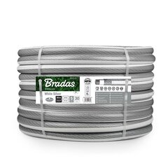 Laistīšanas šļūtene Bradas NTS White Silver 3/4" 50 m cena un informācija | Laistīšanas sistēmas | 220.lv