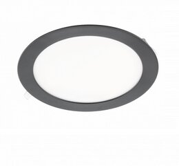 GTV LED lampa ORIS PLUS Ø168mm melna, padziļināta 4000K, 1020lm LD-ORW13W-NBP-10 cena un informācija | Iebūvējamās lampas, LED paneļi | 220.lv