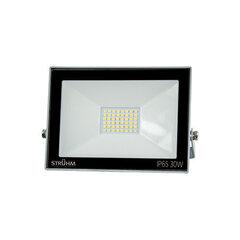 Серый 4500k светодиодный прожектор smd STRÜHM kroma led 30w, 147 x 177 x 25 мм цена и информация | Уличное освещение | 220.lv