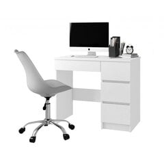 Rakstāmgalds NORE A7, labās puses, baltas krāsas cena un informācija | Datorgaldi, rakstāmgaldi, biroja galdi | 220.lv