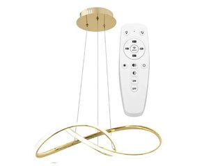 Ring Modern LED piekaramā griestu lampa + tālvadības pults APP394-CP Gold цена и информация | Люстры | 220.lv