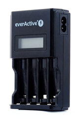 Charger everActive NC-450 Black Edition цена и информация | Зарядные устройства для элементов питания | 220.lv