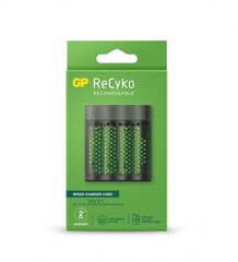 Incarcator GP baterijas, ar Recyko saderīgas NiMH (AA/AAA), ietver 4 x 2700 mAh AA (R6), ieslodzījuma USB, 4 LED-uri indicare ieslodzījumā, "GPM451/270AAHCE-2EB4" "GPACSM451002" (0. lei. ver8) цена и информация | Батарейки | 220.lv