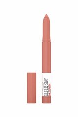 Lūpu krāsa Maybelline New York Super Stay Matte Ink Crayon, 95 Talk the Talk, 1,5 g cena un informācija | Lūpu krāsas, balzāmi, spīdumi, vazelīns | 220.lv