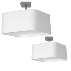 Griestu lampa NAPOLI WHITE/CHROME 1xE27 cena un informācija | Griestu lampas | 220.lv