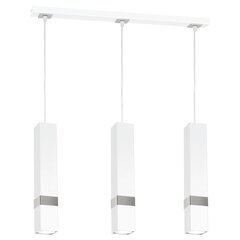 Milagro piekarināmā lampa Vidar White/Chrome 3 cena un informācija | Lustras | 220.lv