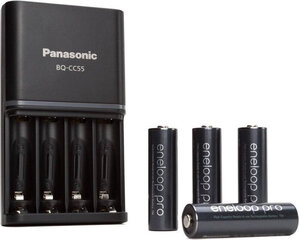 Базовое зарядное устройство Panasonic eneloop 1-4 AA цена и информация | Зарядные устройства для элементов питания | 220.lv