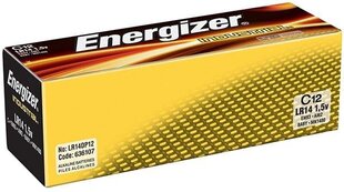 Energizer Industrial, C, LR14, батарейки 1,5В, 12 шт. цена и информация | Батарейки | 220.lv