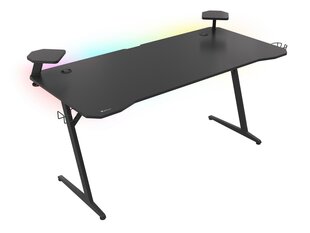 Genesis Gaming Desk Holm 510 RGB Headpho cena un informācija | Datorgaldi, rakstāmgaldi, biroja galdi | 220.lv