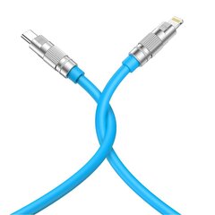 XO cable NB-Q228A USB-C - Lightning 1,2m 27W blue цена и информация | Кабели для телефонов | 220.lv