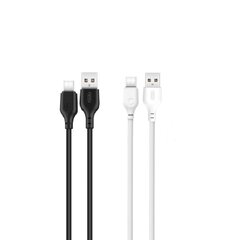 XO cable NB103 USB - USB-C 1,0 m 2,1A black 30pcs | white 20pcs set цена и информация | Кабели для телефонов | 220.lv