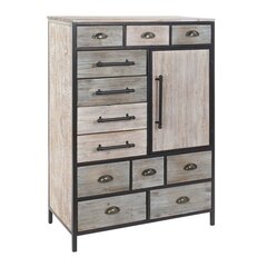 Kumode DKD Home Decor Koks Metāls 80 x 40 x 122 cm cena un informācija | Kumodes | 220.lv